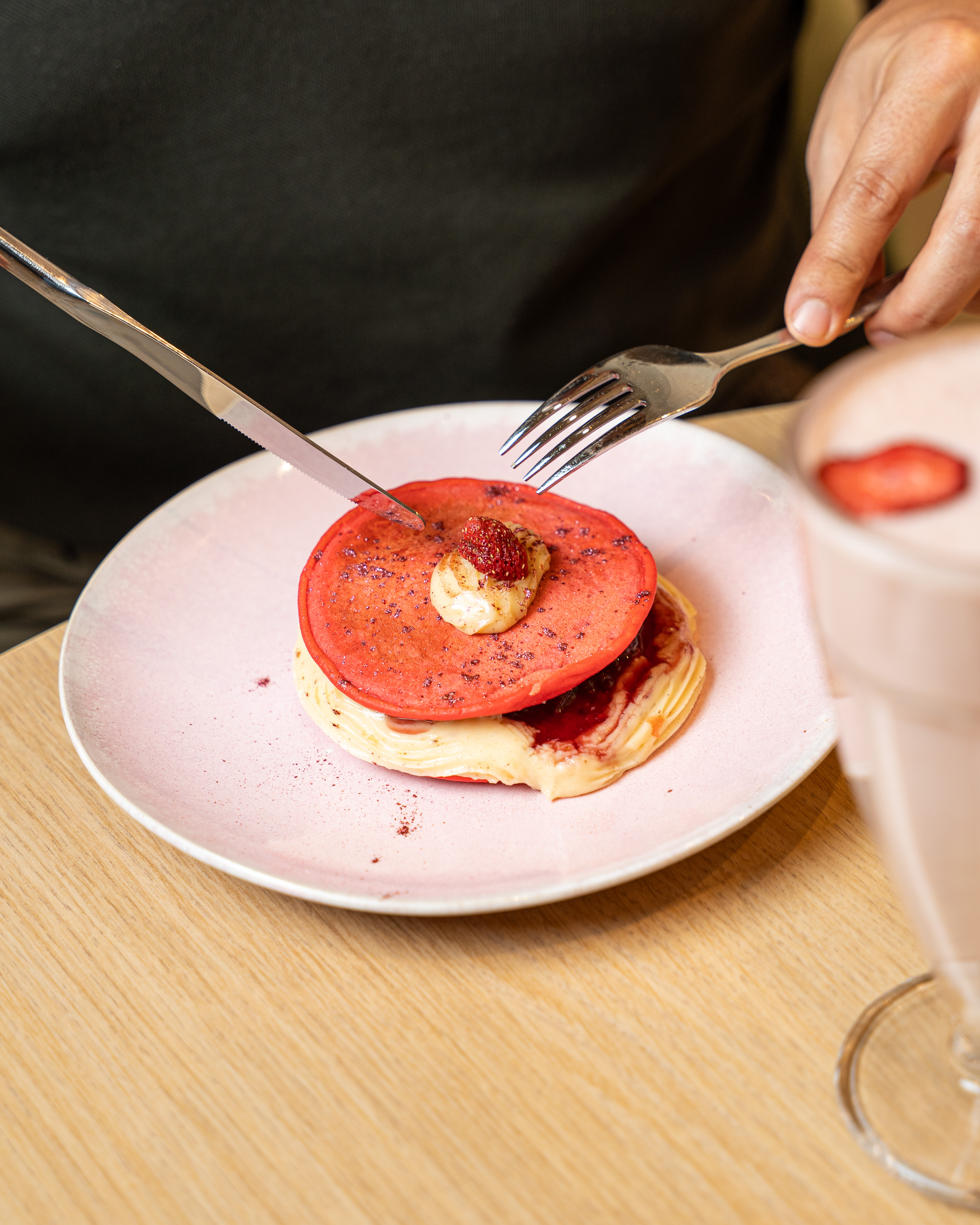 Panqueca Red Velvet